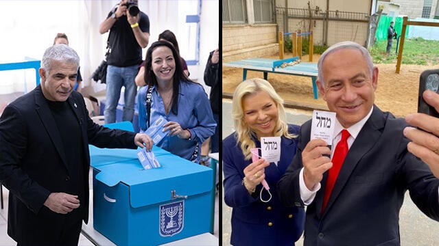 בנימין נתניהו יאיר לפיד