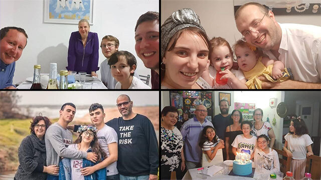 חוגגים את ליל הסדר, כמעט כמו כרגיל. "התגעגענו לרעש" משפחות חוגגות יחד ליל סדר