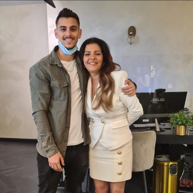 התגעגעה. עם הבן, בן רוזן (צילום: יח"צ) התגעגעה. עם הבן, בן רוזן