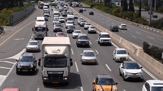 עומס תנועה בצומת גנות
