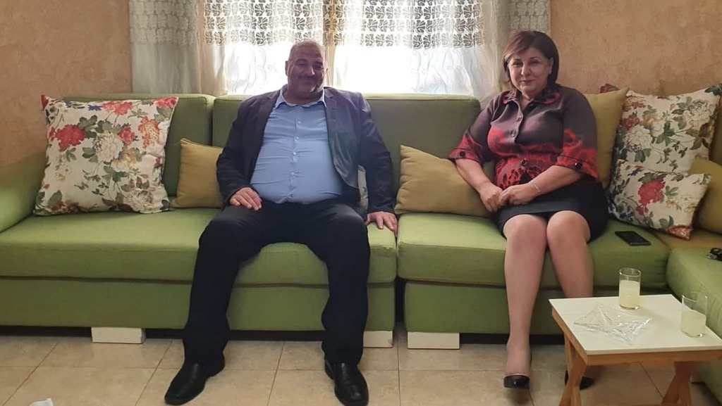 פגישת מנסור עבאס ואלהאם חאזן