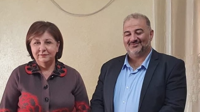פגישת מנסור עבאס ואלהאם חאזן