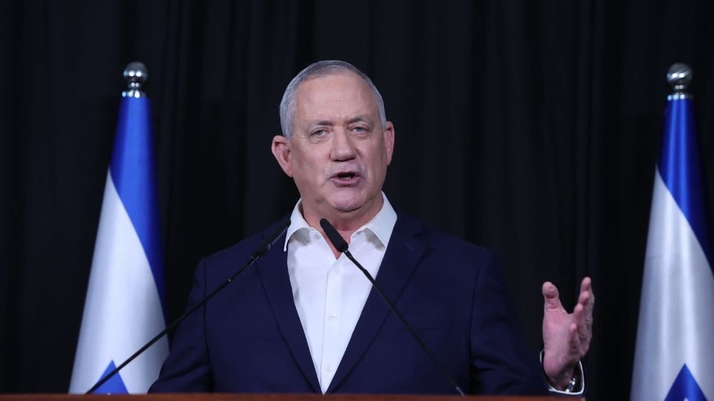 Defense Minister and Blue & White Chairman Benny Gantz (Photo: Motti Kimchi ) בני גנץ