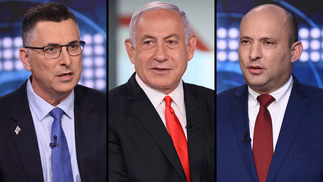 נפתלי בנט, בנימין נתניהו, גדעון סער