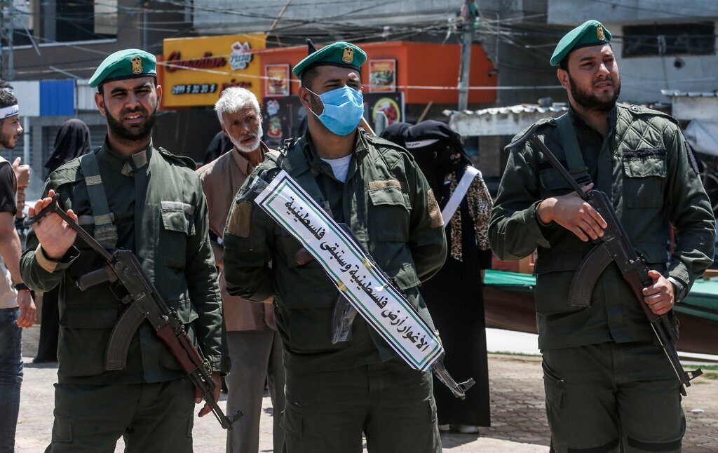 Hamas security forces in Gaza 