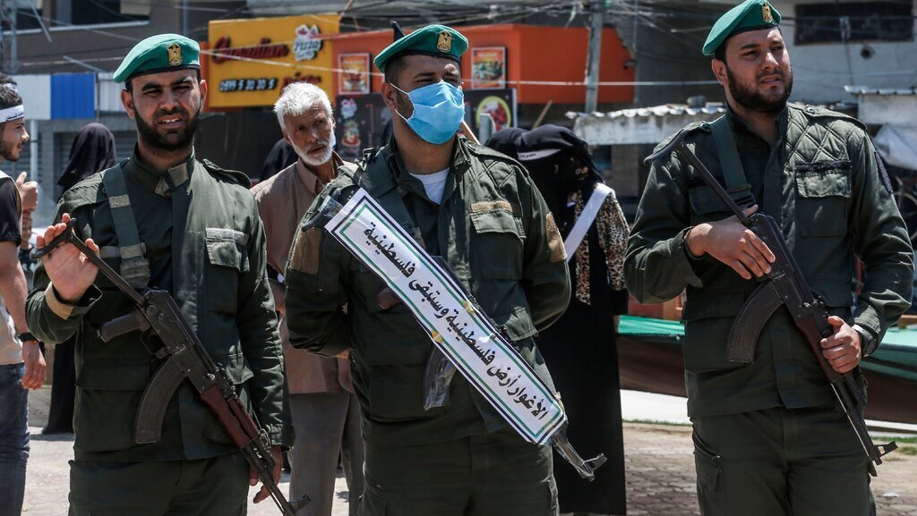 Hamas security forces in Gaza 