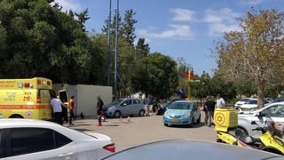 פעוט נפצע אנוש בתאונת דרכים בכפר מימון