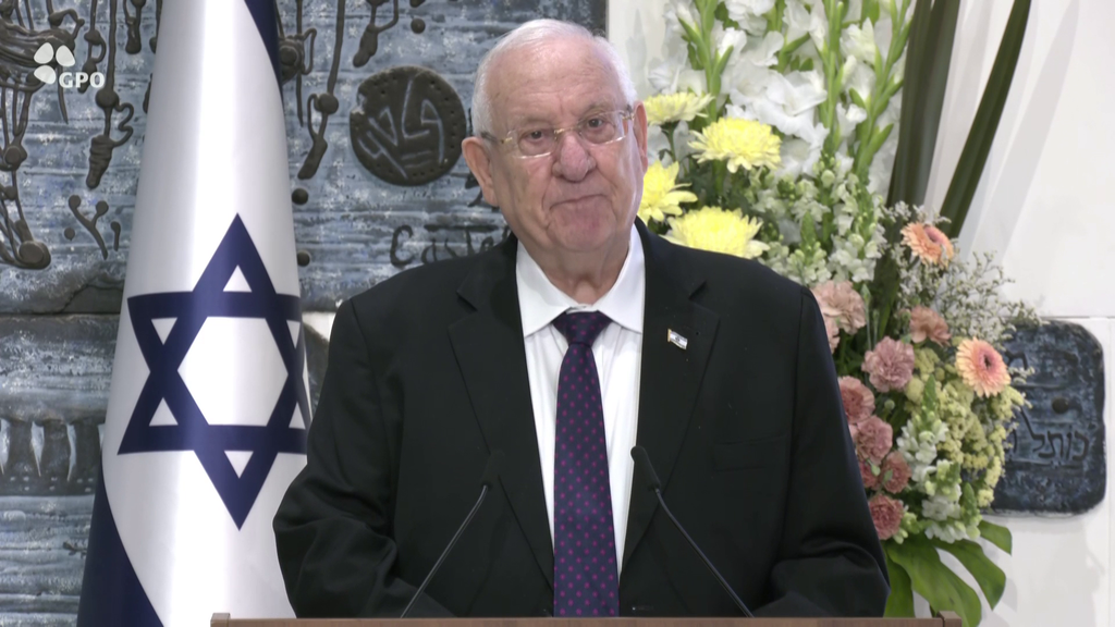 "גם רוב של 120 ח"כים לא יכול לשנות את האופי של ישראל כיהודית ודמוקרטית". ריבלין (צילום: לע"מ) ראובן ריבלין