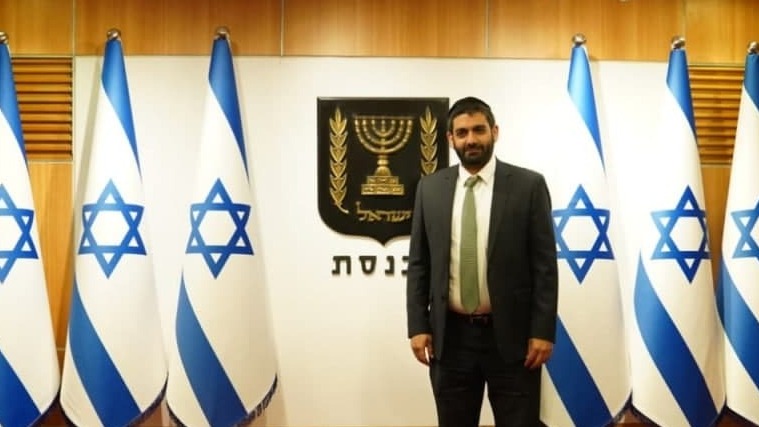 מיכאל מליכאלי בכניסת חברי הכנסת לקראת השבעת הכנסת ה24