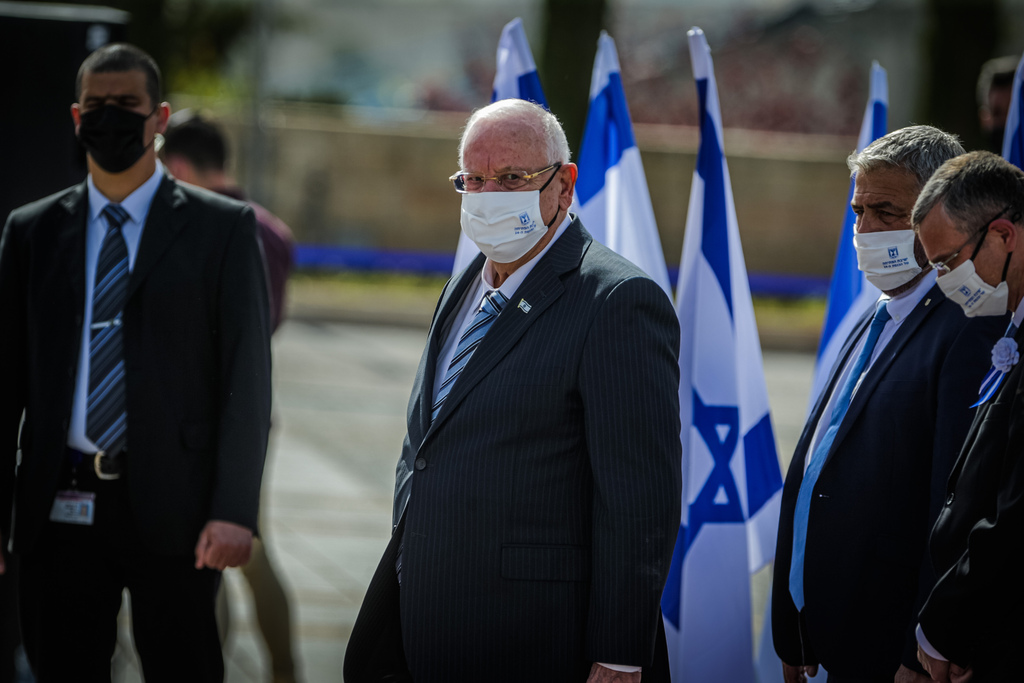 ריבלין בטקס ההשבעה (צילום: אורן בן חקון) השבעת הכנסת ה24: נאום וכניסת הנשיא ראובן ריבלין