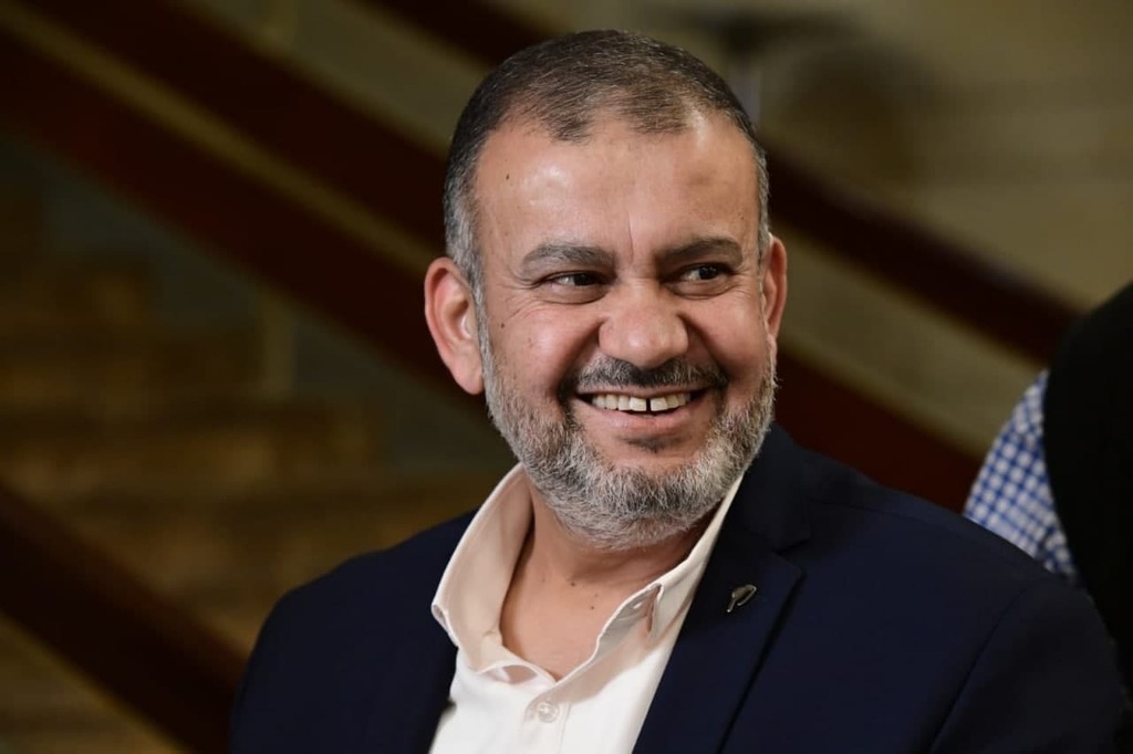 ח"כ וואליד טאהא בהשבעת הכנסת (צילום: ראובן קסטרו) השבעת הכנסת ה-24
