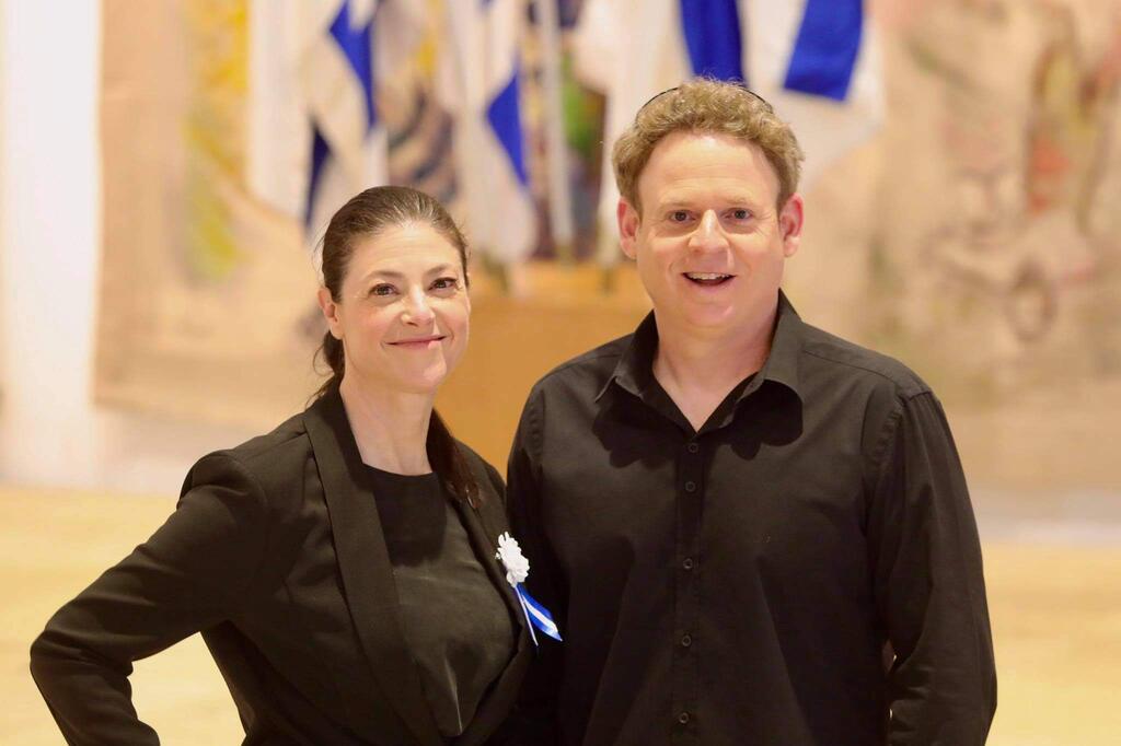 ליאור שליין ומרב מיכאלי. ''הם גאונים. זה פורמט מדהים'' (צילום: מארק ישראל סלם ) השבעת הכנסת ה24
