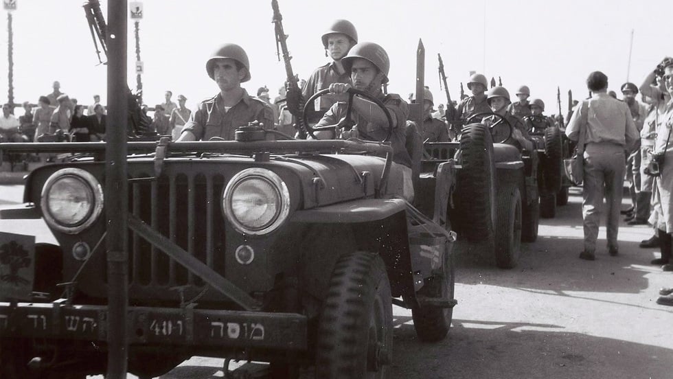 Palmah soldiers during the War of Independence (Photo: GPO) לוחמי פלמ"ח