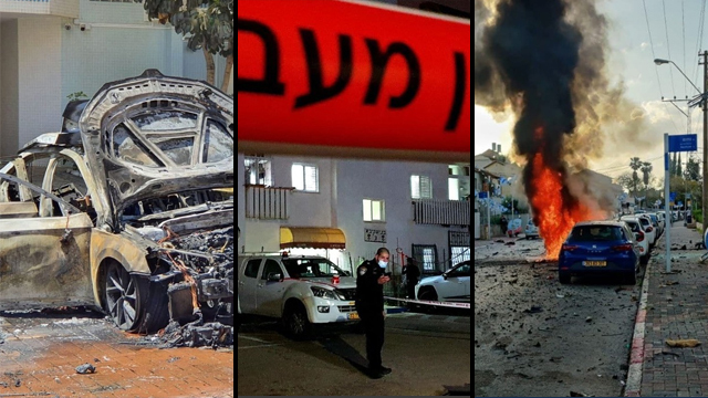 פיצוץ רכב בנתניה פיצוץ רכב הרוג  בחולון אירוע ירי 2 פצועים קשה אנוש ב רחוב בני עקיבא אשקלון