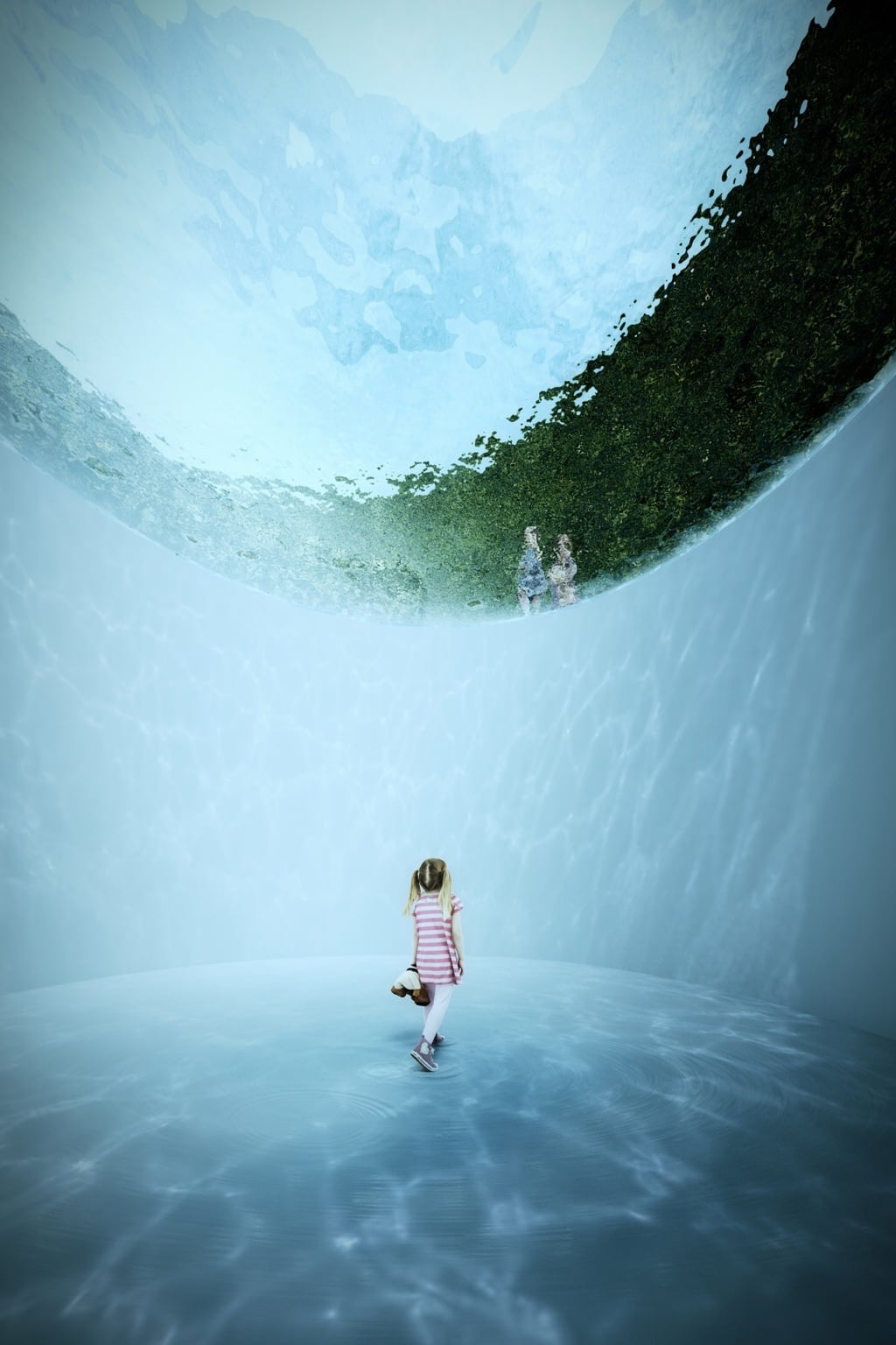 החלל שמספר את סיפורה של "בת הים הקטנה" (Kengo Kuma & Associates, Cornelius Vöge, MASU) מוזיאון הנס כריסטיאן אנדרסן
