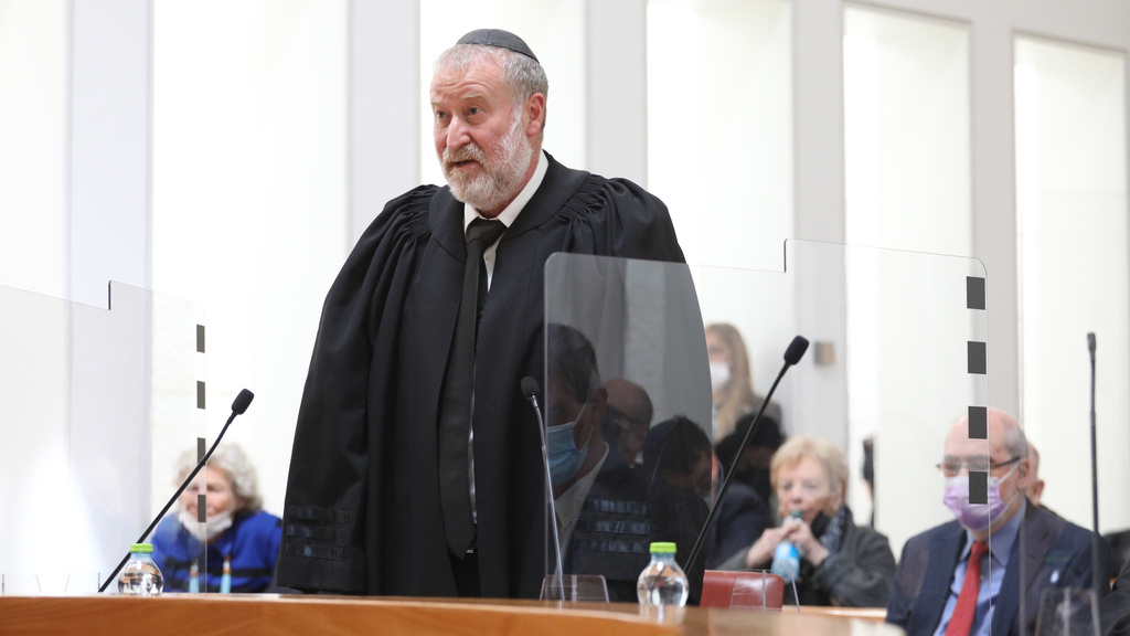 טקס פרישה של השופט חנן מלצר