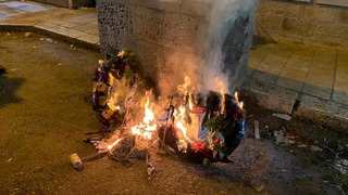 חרדים קיצוניים שרפו זרי פרחים שהונחו על מצבות חללי צה"ל 