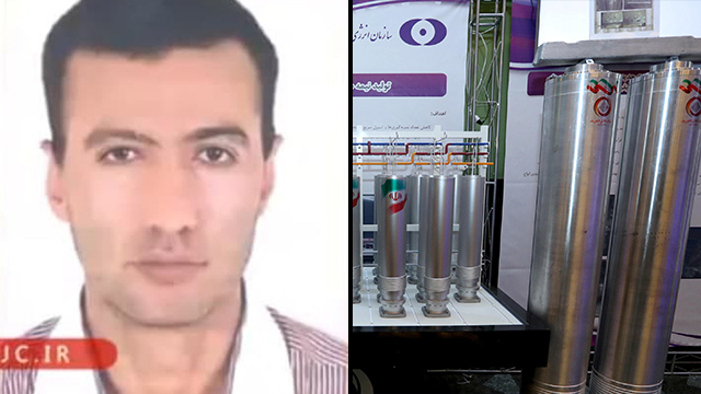 החשוד בחבלה בתנז, רזא קארימי (צילום: רויטרס) רזה קארימי החשוד בפעולת החבלה בנתנז והצינטרפוגות שהציגה איראן