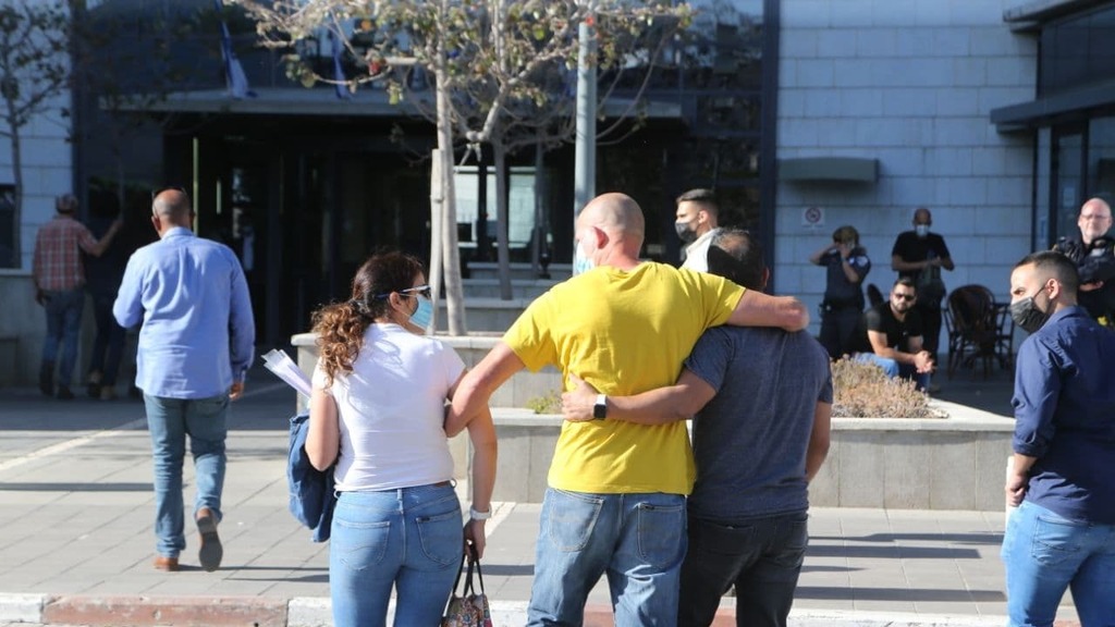 הפגנה למען הלומי הקרב מול משרדי אגף השיקום