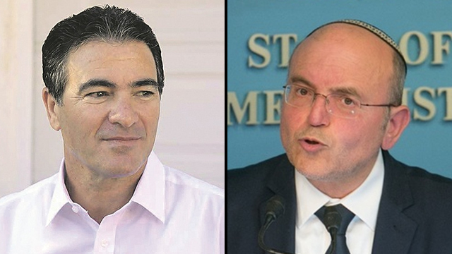 בן שבת וכהן. ייצגו את ישראל בוושינגטון (צילום: אוהד צויגנברג, מוטי קמחי) מאיר בן שבת ויוסי כהן