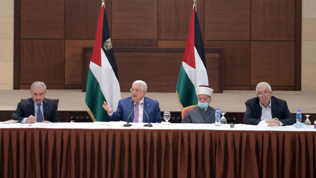 הנהגת אש"ף ברמאללה (צילום: AFP) הנהגת אש"ף ברמאללה