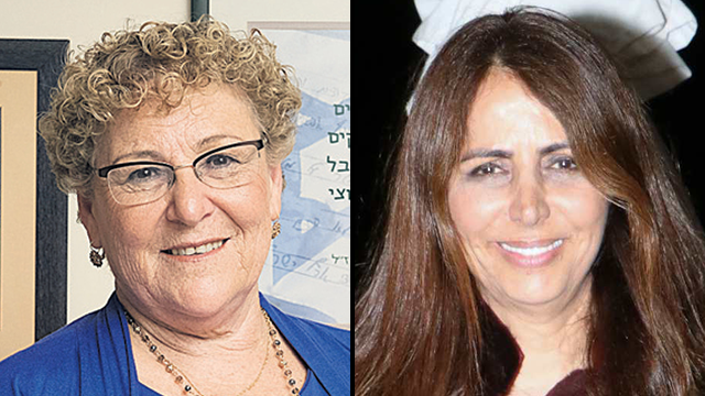 עינת שרוף ומרים פרץ (צילום: אמיר מאירי) מרים פרץ ועינת שרוף