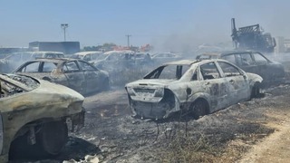 כיבוי אש משיגים שליטה על השריפה סמוך למושב זיתן
