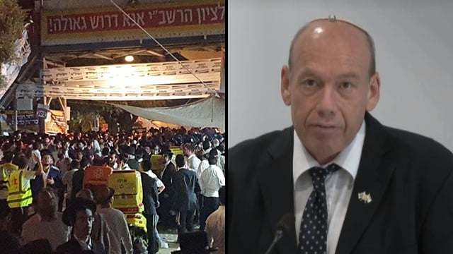 המבקר אנגלמן וזירת האסון במירון