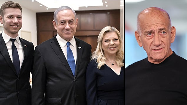 אולמרט ומשפחת נתניהו