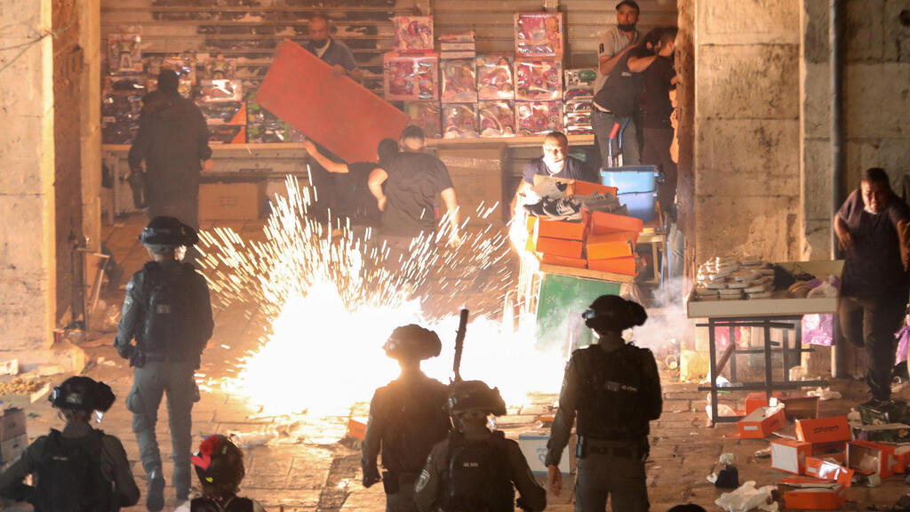 פלסטינים מהומות שער שכם ירושלים