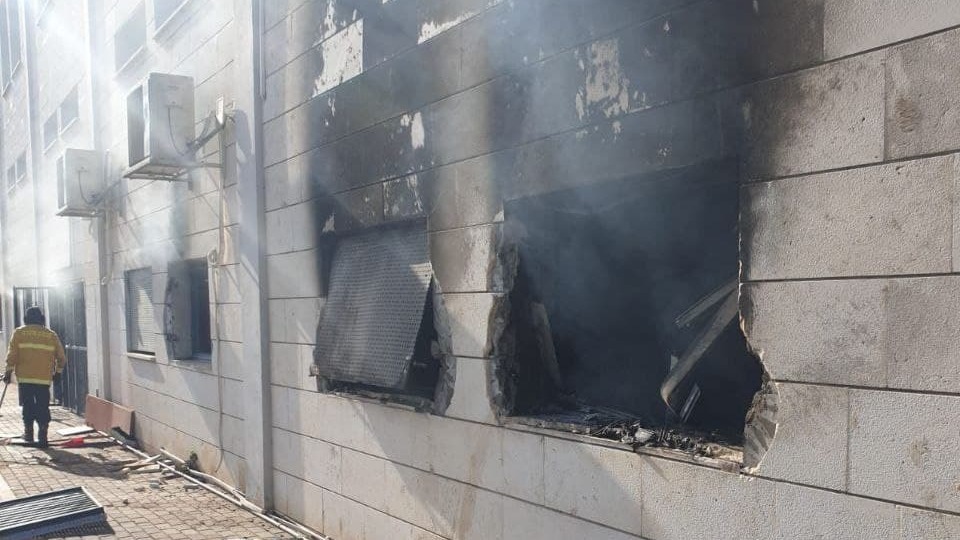 Aftermath of fire caused by rioters in Umm al Fahm last week ללא קרדיט מחסן שעלאן