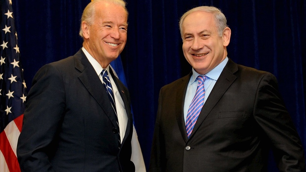 ג'ו ביידן ובנימין נתניהו