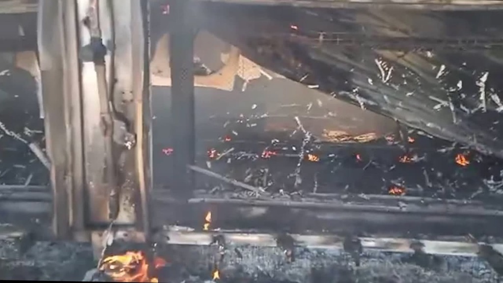 צילום: דוברות אשכול אשכול: פגיעה ישירה בלול באשכול