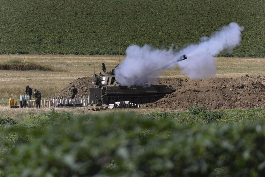 IDF artillery troops on the Gaza border, May 18, 2021 