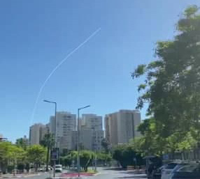 Rocket fired from Lebanon over Kiryat Motzkin שיגור לאזור קריית מוצקין