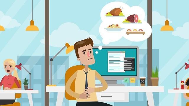 ''התמקדו בתחושת המלאות בבטן'' (איור: Shutterstock) ''התמקדו בתחושת המלאות בבטן''