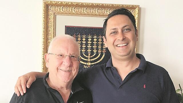 ''מדברים על המשפחה והחיים''. רון ריבלין עם ראובן ריבלין