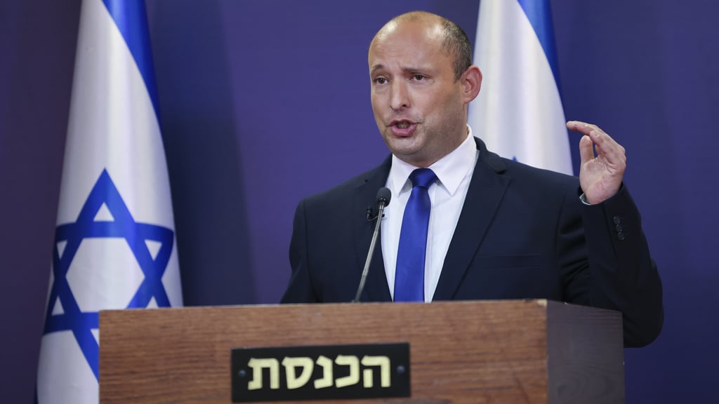 "אין ממשלת ימין, זהו שקר מוחלט". בנט, הערב (צילום: יונתן זינדל) נפתלי בנט