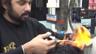 פקיסטן ספר עלי עבאס מספר ב מבער להביור סכין קצבים שברי זכוכית