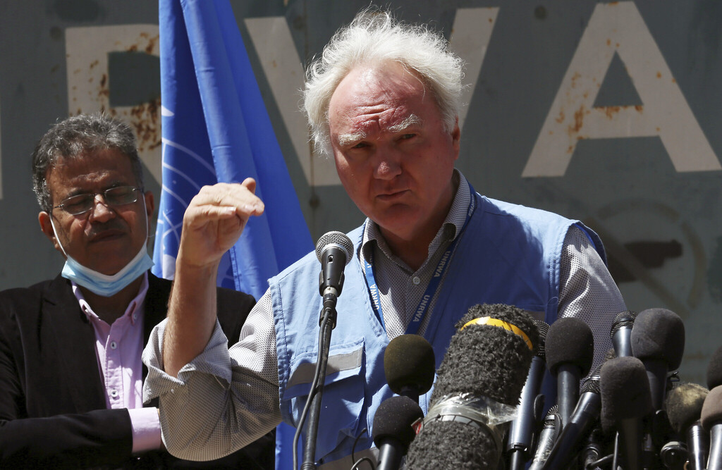 Matthias Schmale, UNRWA's director in Gaza (Photo: AP) Matthias Schmale, UNRWA's director in Gaza