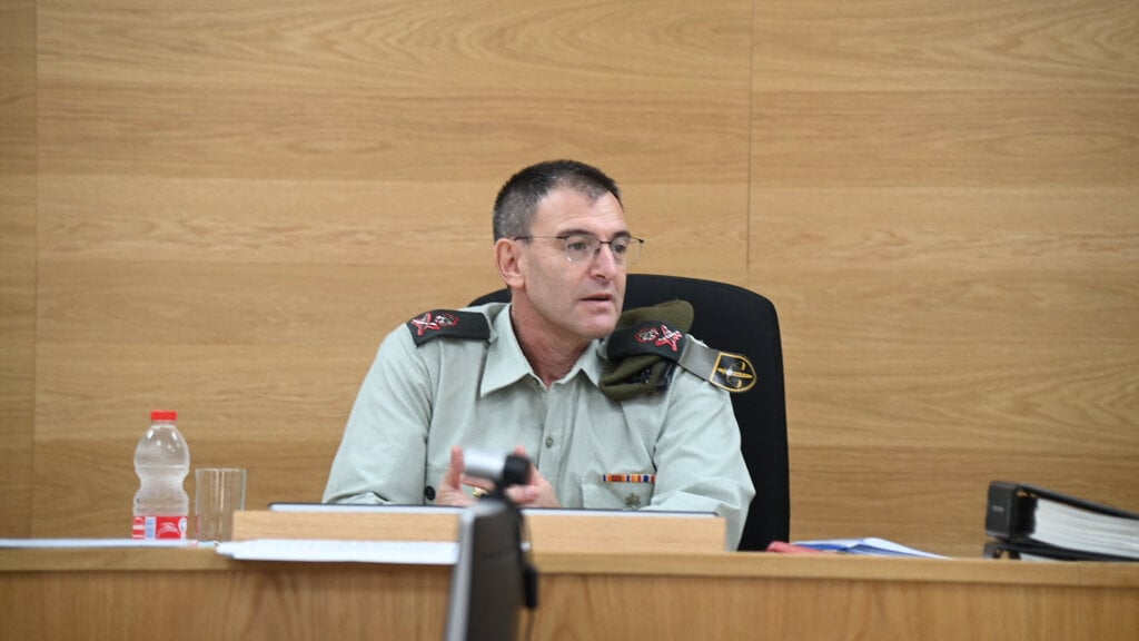 נשיא בית הדין הצבאי לערעורים בקריה אלוף דורון פיילס (צילום: יאיר שגיא) נשיא בית הדין דורון פייליס בדיון בחשיפת פרטי מותו של קצין מודיעין בכלא הצבאי