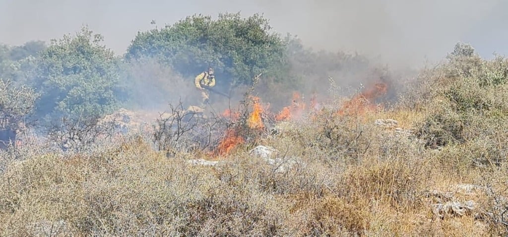 חשד להצתות באריאל