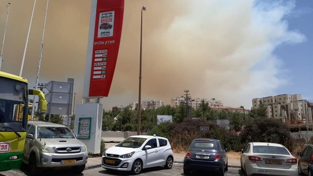 השריפה מול נווה אילן