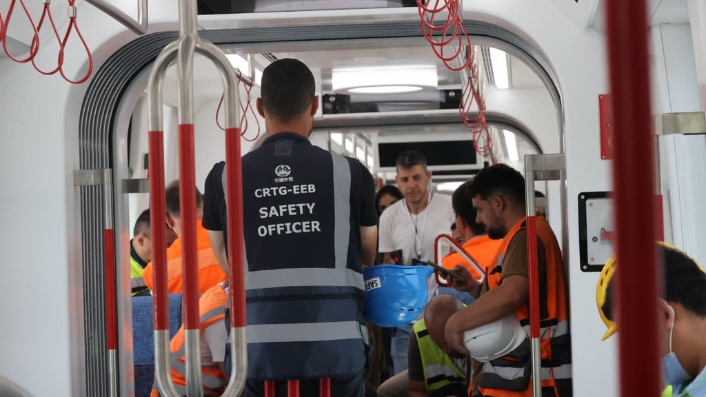 תחילת נסיעות המבחן של קו הרכבת הקלה בפתח תקווה