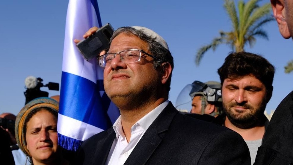 איתמר בן גביר בשער שכם