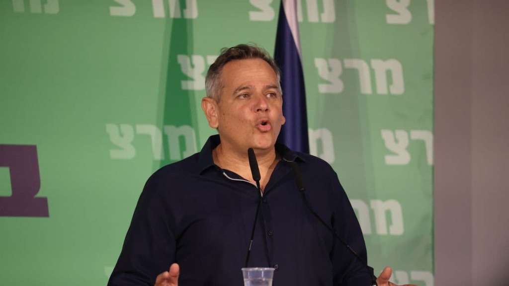 "השותפים מתמודדים עם אבטחה בגלל אווירת ההסתה". הורוביץ (צילום: מוטי קמחי) ניצן הורוביץ בועידת מרצ