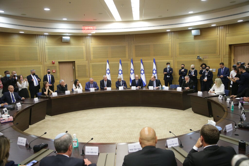 The first meeting of Israel's 36th government in Knesset Sunday (Photo: Alex Kolomoisky) ישיבת ממשלה