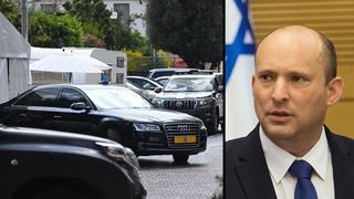 נפתלי בנט יוצא מביתו ליום העבודה הראשון כראש ממשלה