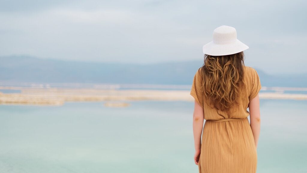 Illustrative (Photo: The Media Line) Beach sea holiday girl woman sun summer vacation sand