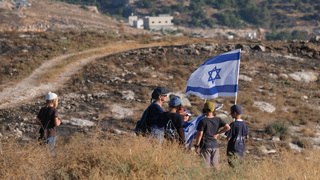 צעדת ימין בבית עין כנגד השתלטות הערבים על השטחים